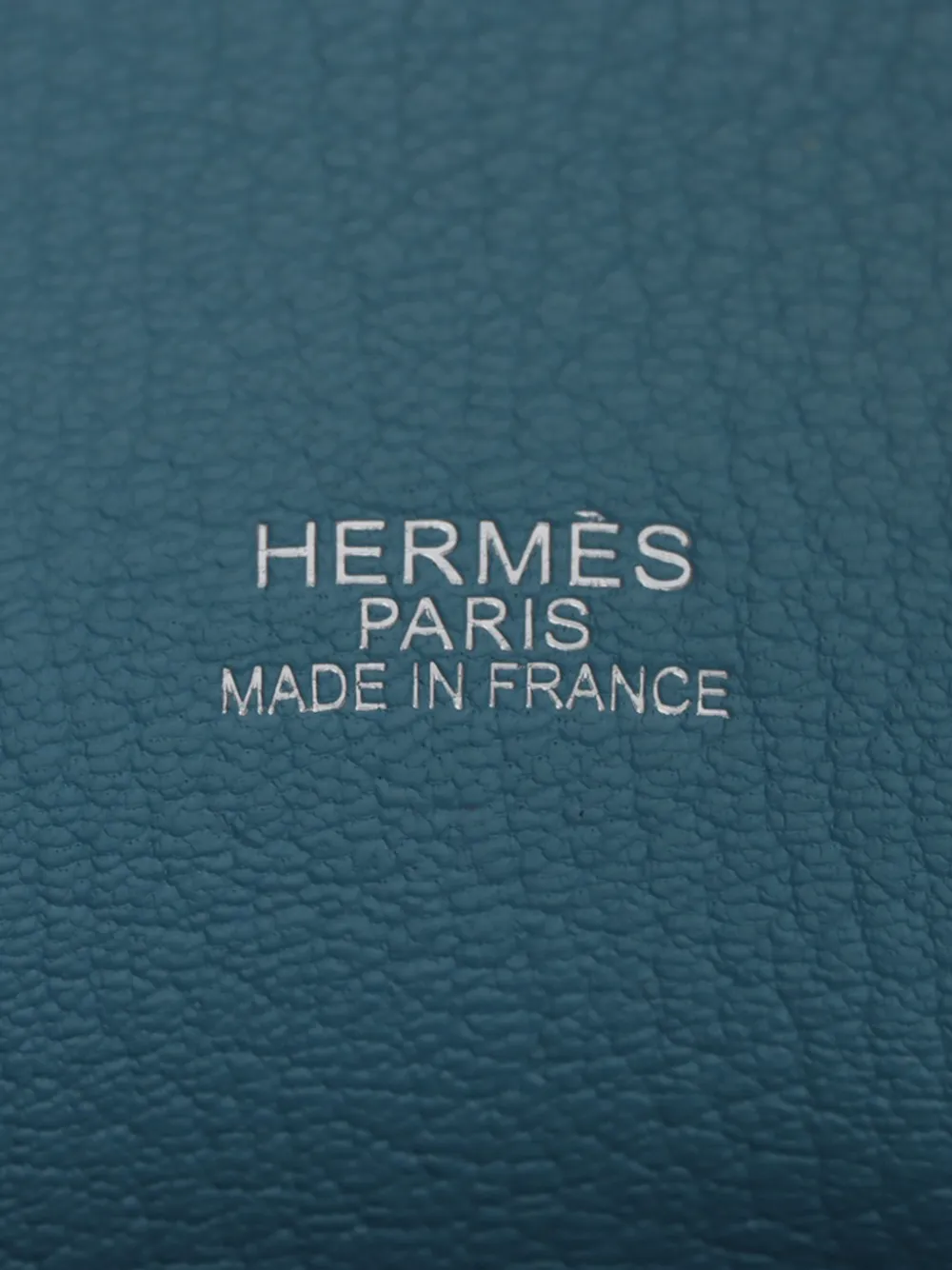 Hermès Pre-owned 2009 Clemence Jypsiere 34 Crossbody Bag in Blue, view 5