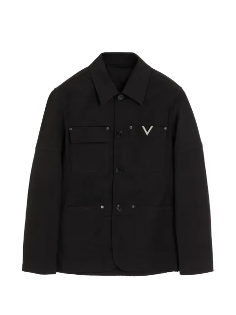 Valentino Garavani Hemdjacke mit V-Detail