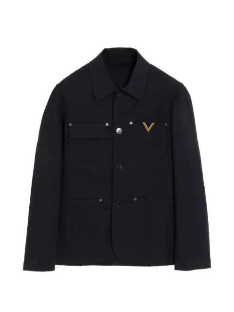 Valentino Garavani V-detail shirt jacket