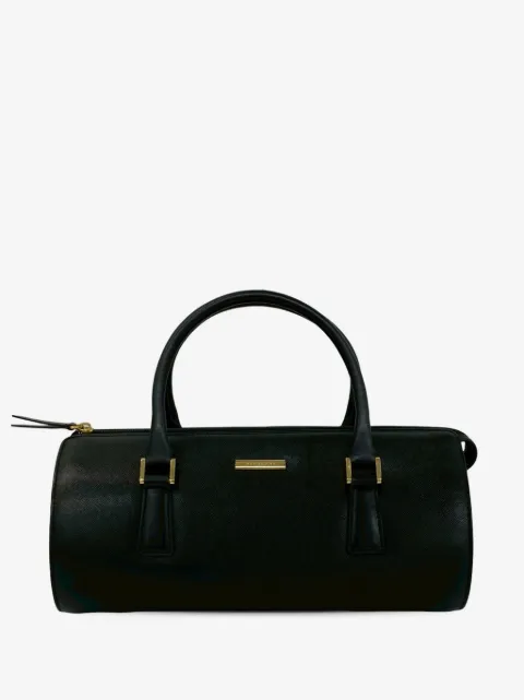 Burberry Pre-Owned bolso de mano de piel de becerro 1990-2000