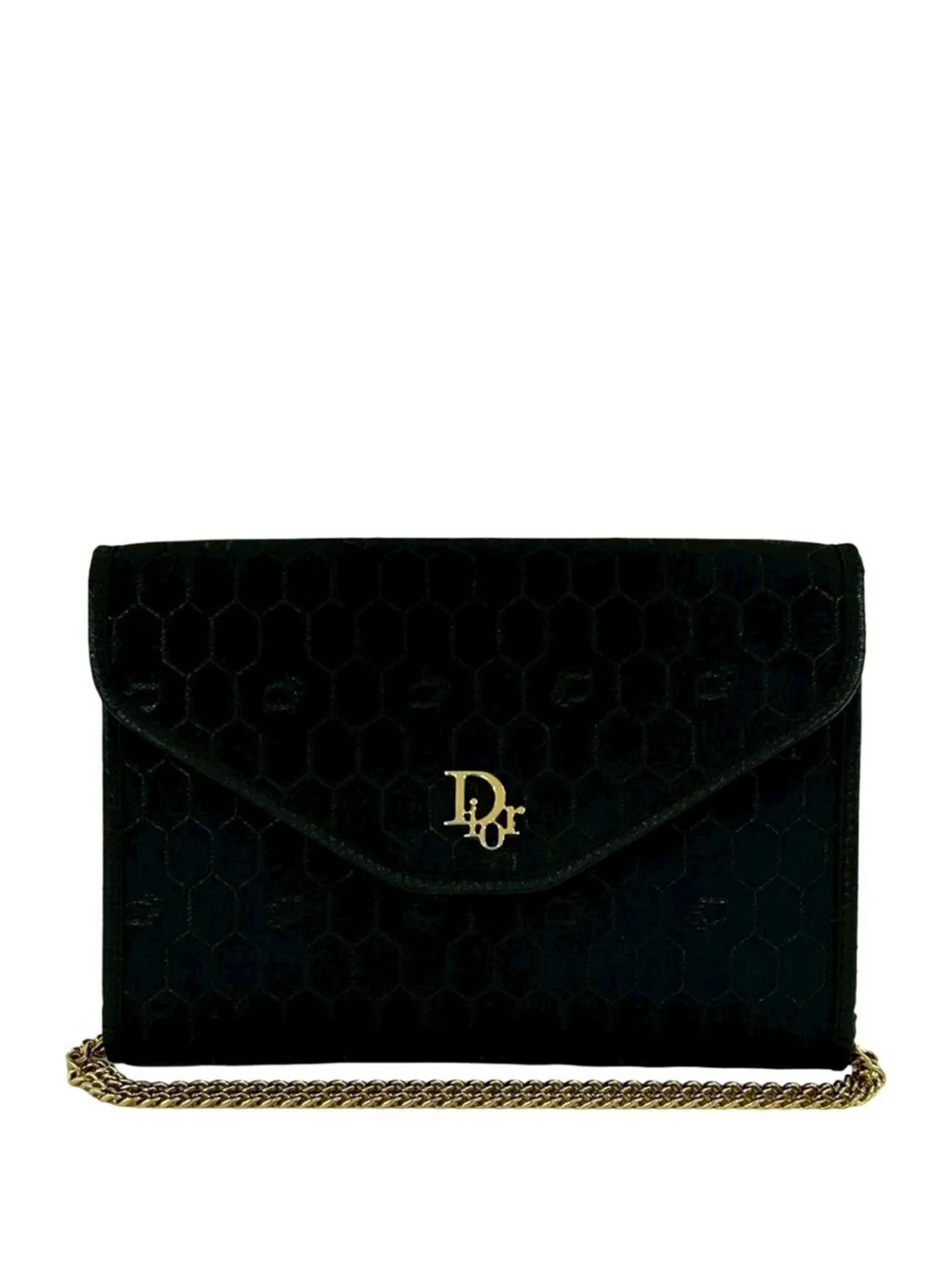 Christian Dior Pre-Owned 1980-1990 Honeycomb crossbody bag - Nero