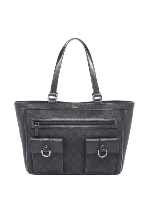 Gucci Pre-Owned 2016-2026 GG Canvas Abbey D Ring Pocket tote bag