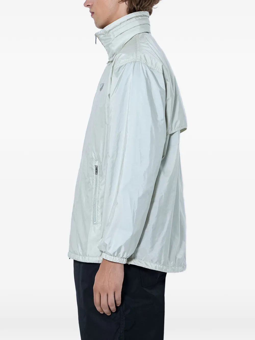 Prada Re-Nylon donsjack Beige