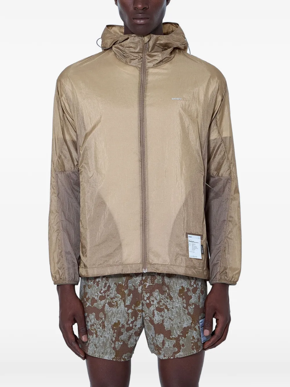 Satisfy Pertex® Diamond Fuse hooded jacket - Toni neutri