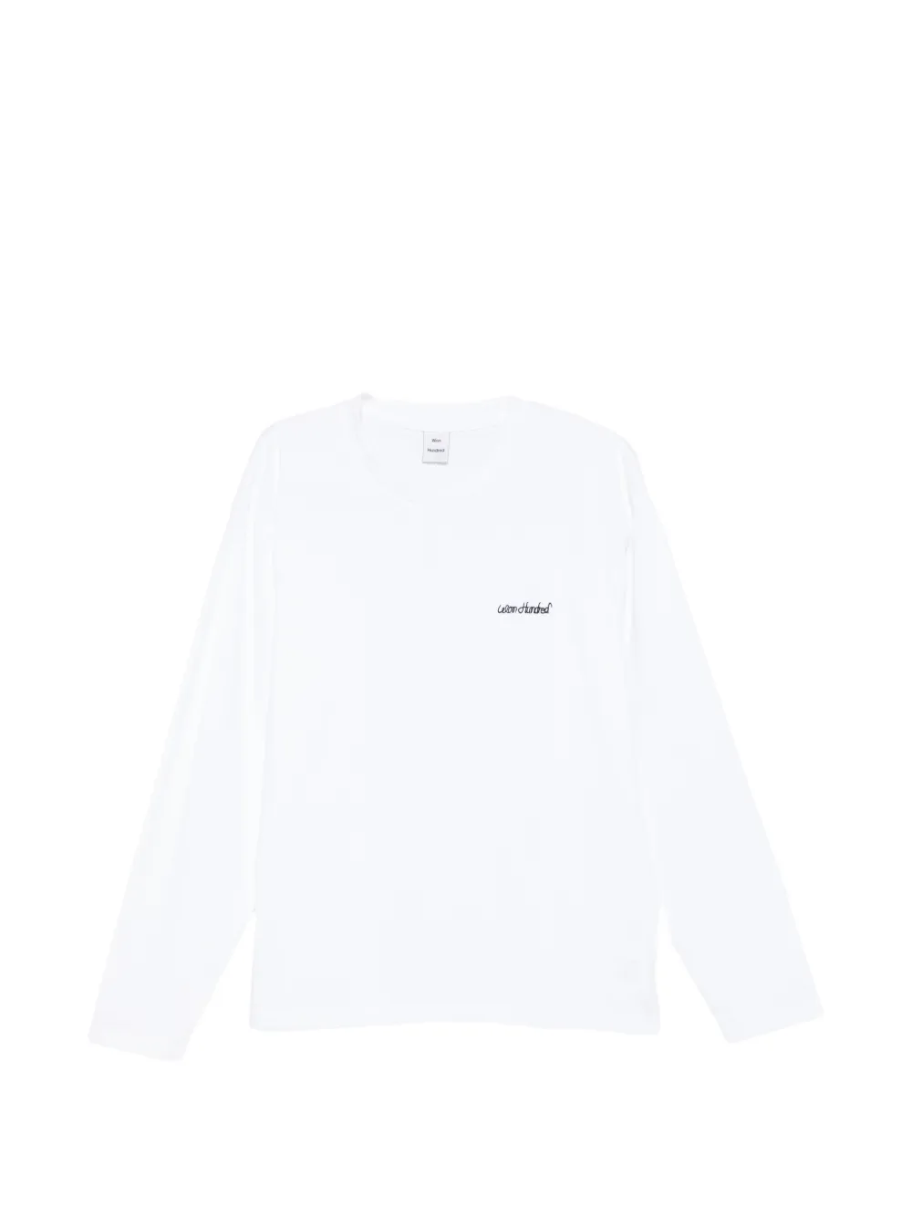 Won Hundred logo-embroidered long-sleeve T-shirt