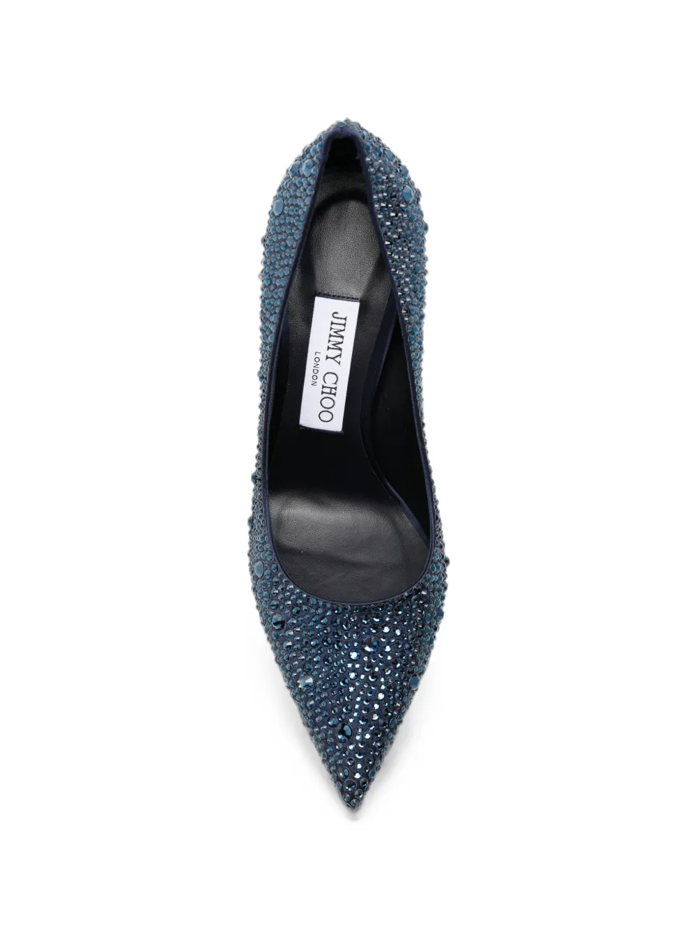 Jimmy Choo Love crystal-embellished pumps Blauw