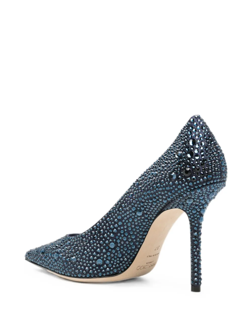Jimmy Choo Love crystal-embellished pumps Blauw