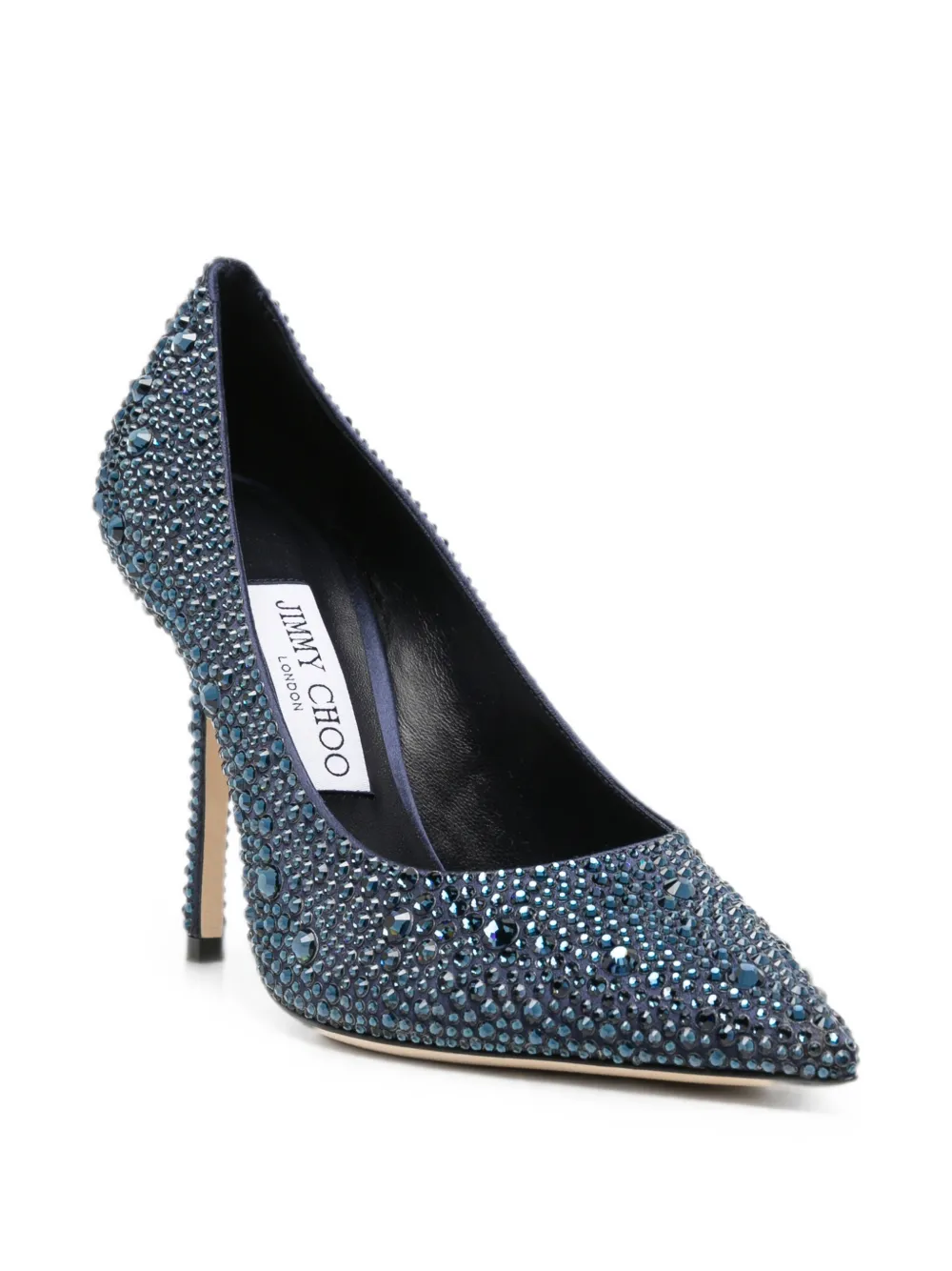 Jimmy Choo Love crystal-embellished pumps Blauw