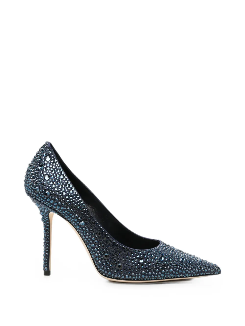 Jimmy Choo Love crystal-embellished pumps - Blu
