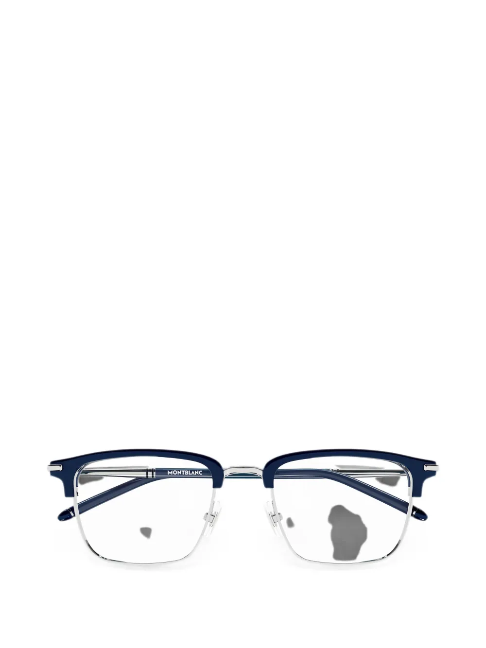 Montblanc Shield browline-frame glasses - Silber