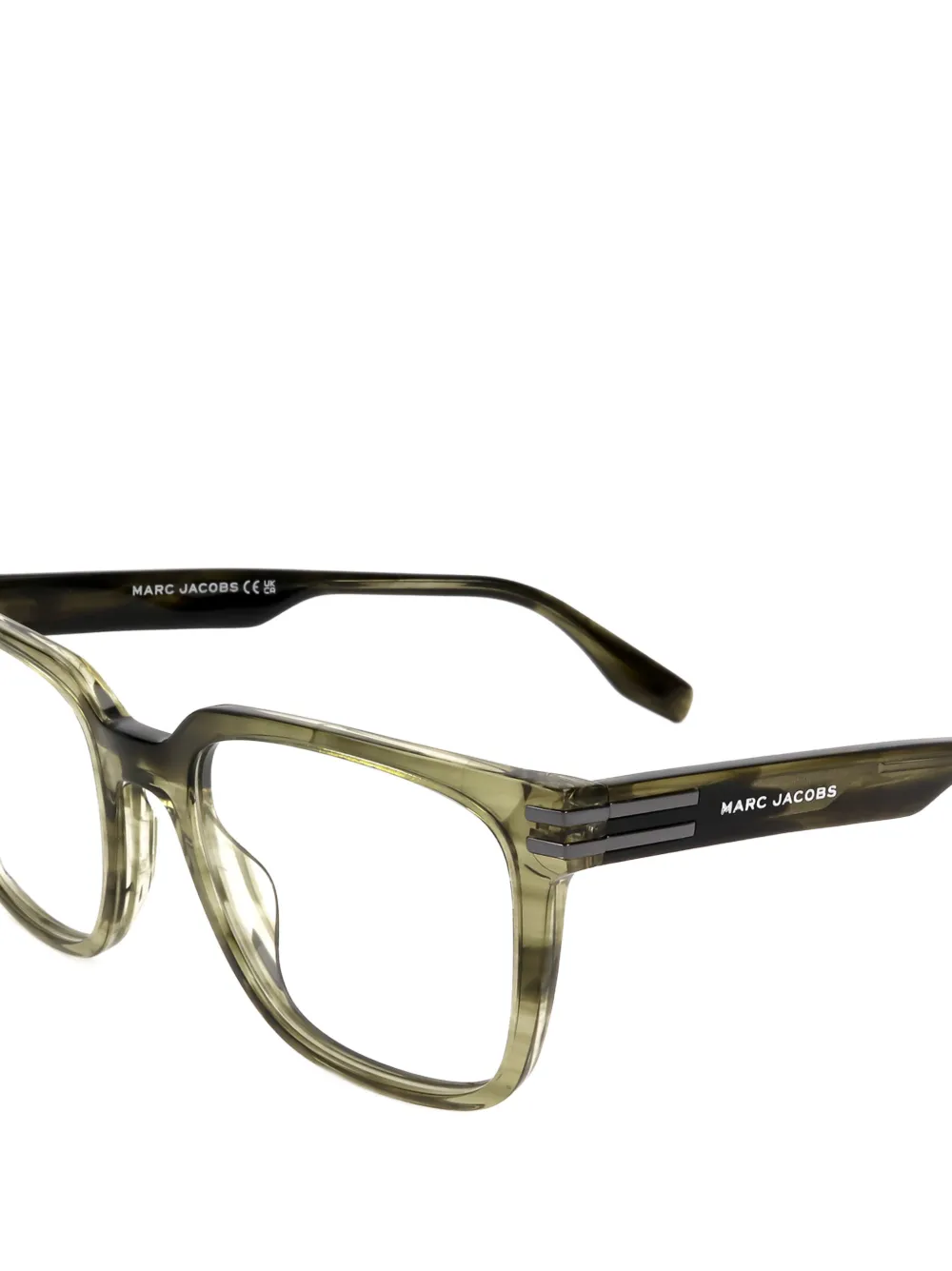 Marc Jacobs Eyewear Bril met rechthoekig montuur Groen