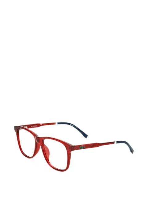 Lacoste logo-plaque square-frame glasses