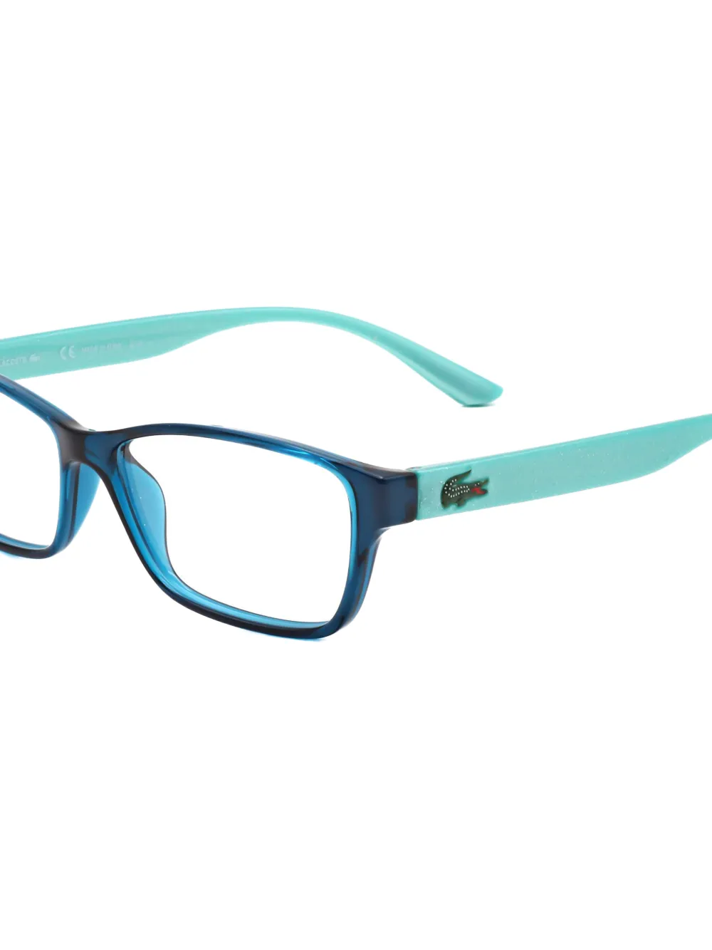 Lacoste Bril met rechthoekig montuur Blauw