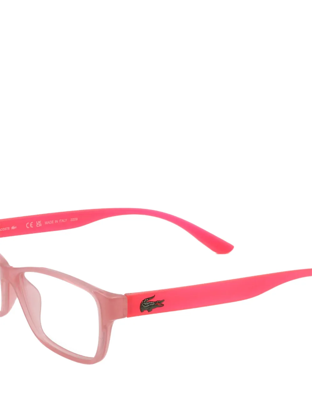 Lacoste Bril met rechthoekig montuur Roze