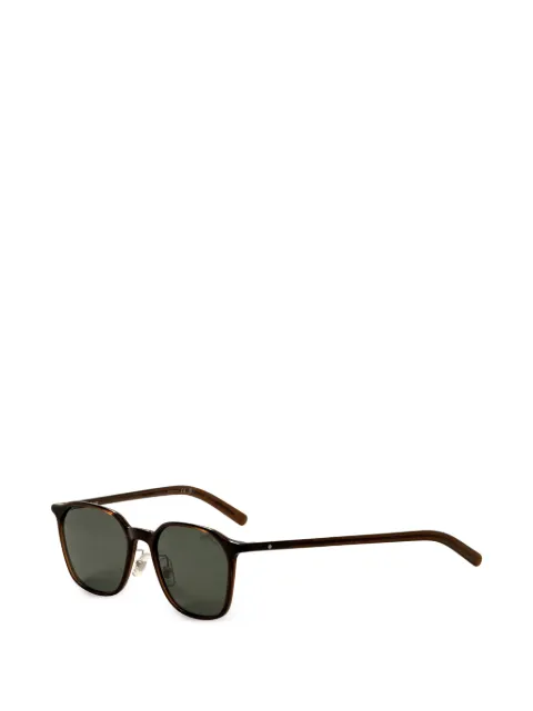 Montblanc geometric-frame sunglasses