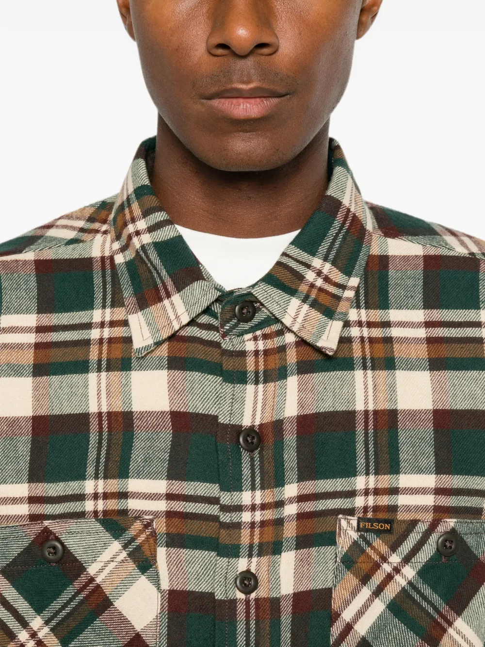 Filson Geruit overhemd Groen