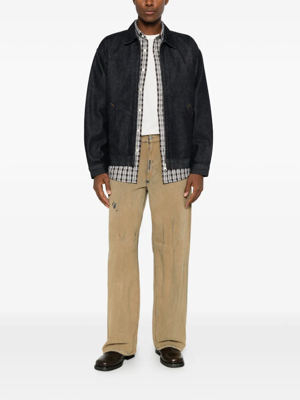 Won Hundred Case loose-fit jeans Beige