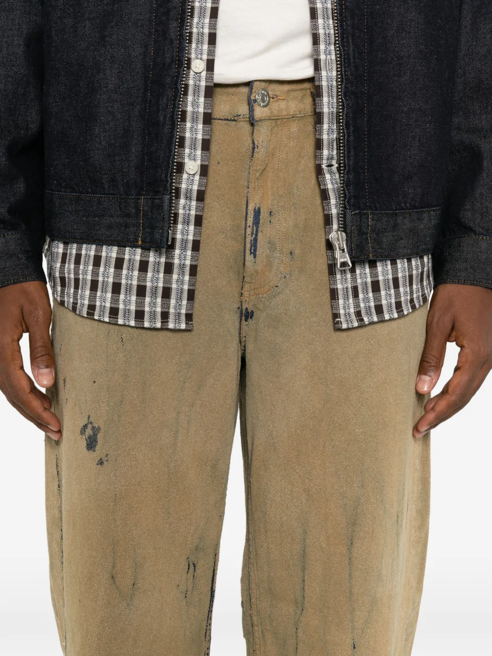 Won Hundred Case loose-fit jeans Beige