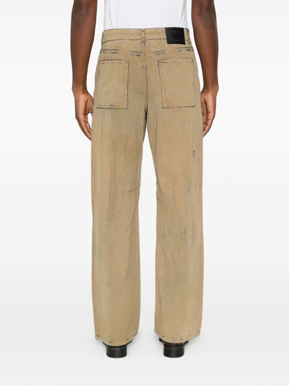 Won Hundred Case loose-fit jeans Beige