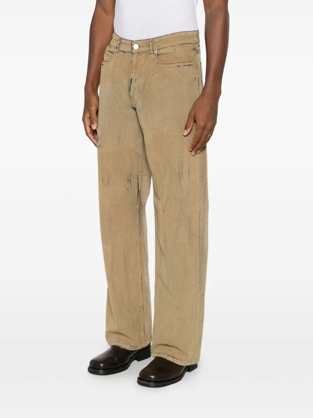 Won Hundred Case loose-fit jeans Beige