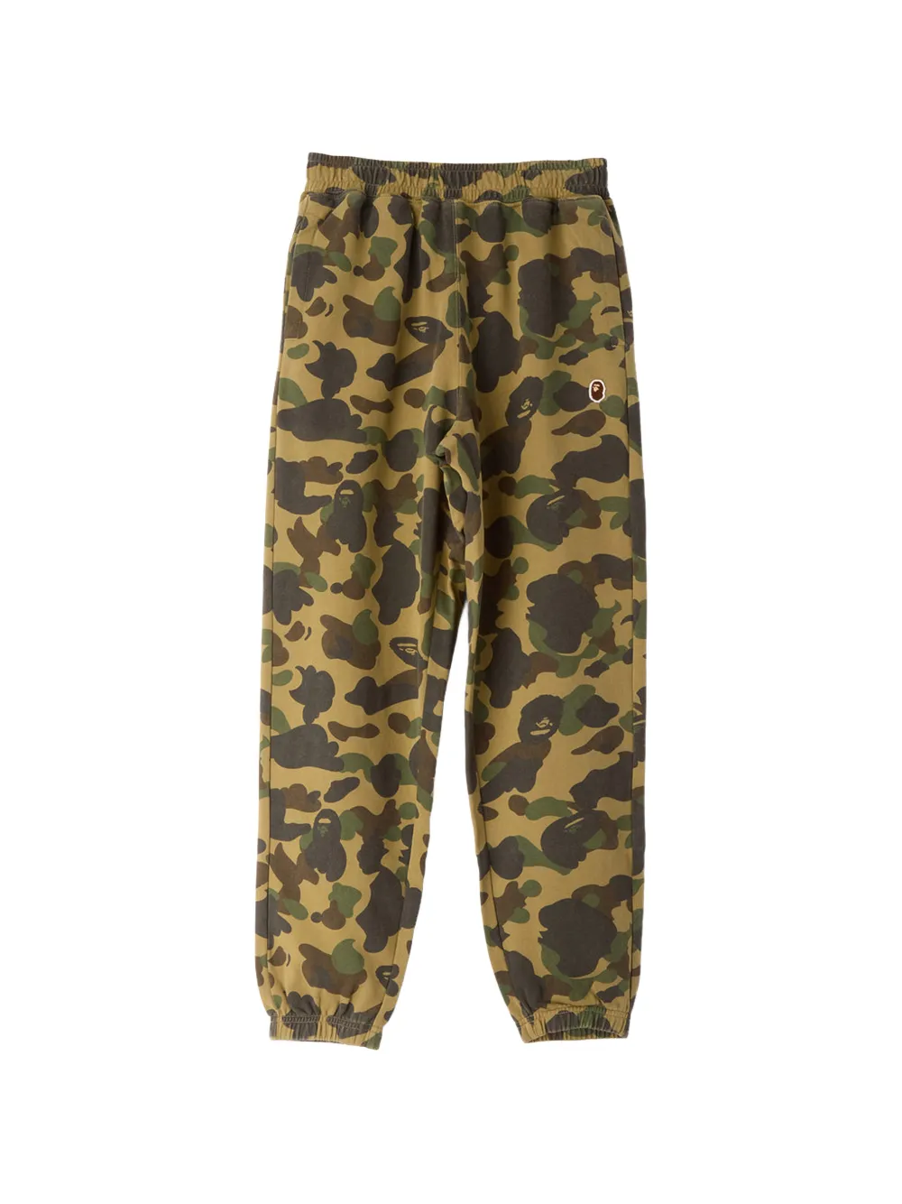 A BATHING APE 1ST Camo One Point ruimvallende trainingsbroek Groen