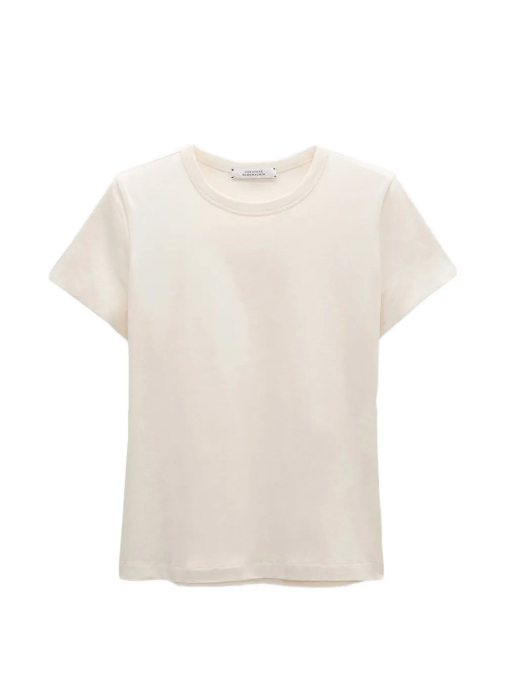 Dorothee Schumacher crew neck short-sleeve T-shirt Beige