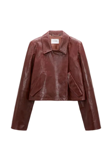 Dorothee Schumacher chaqueta Broken Shine de piel