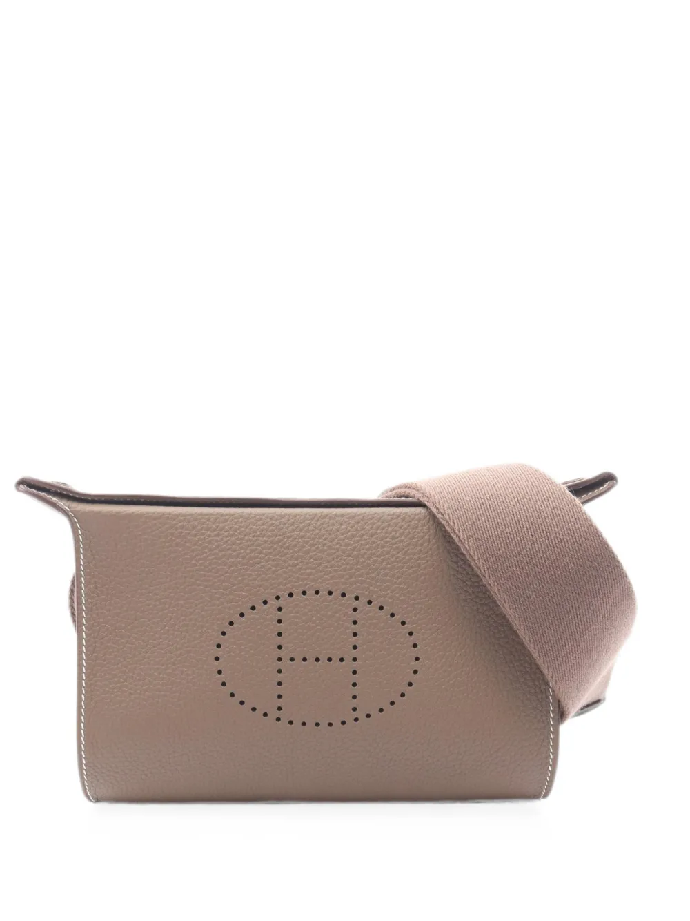 Hermès Pre-Owned Videpoches Togo-leather cross body bag - Grey