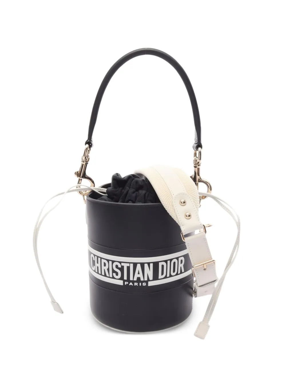 Christian Dior Pre-Owned 2010s micro Vibe leather bucket bag - Blu