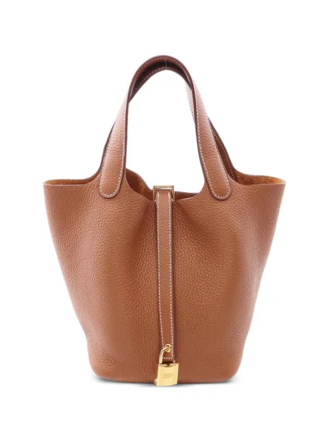 Hermès Pre-Owned 2023 PM Picotin Lock bucket bag