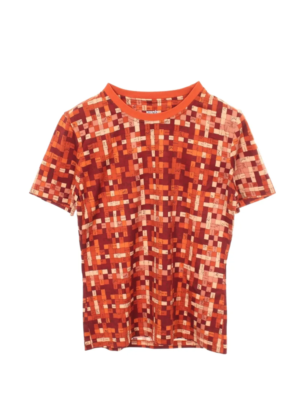 Hermès Pre-Owned 2010s Bolduc Au Carre T-shirt - Orange