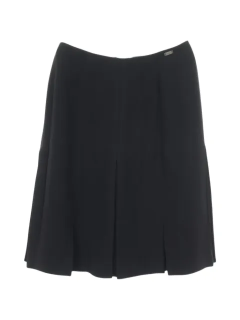 CHANEL Pre-Owned 1986-1988 logo-detail skirt
