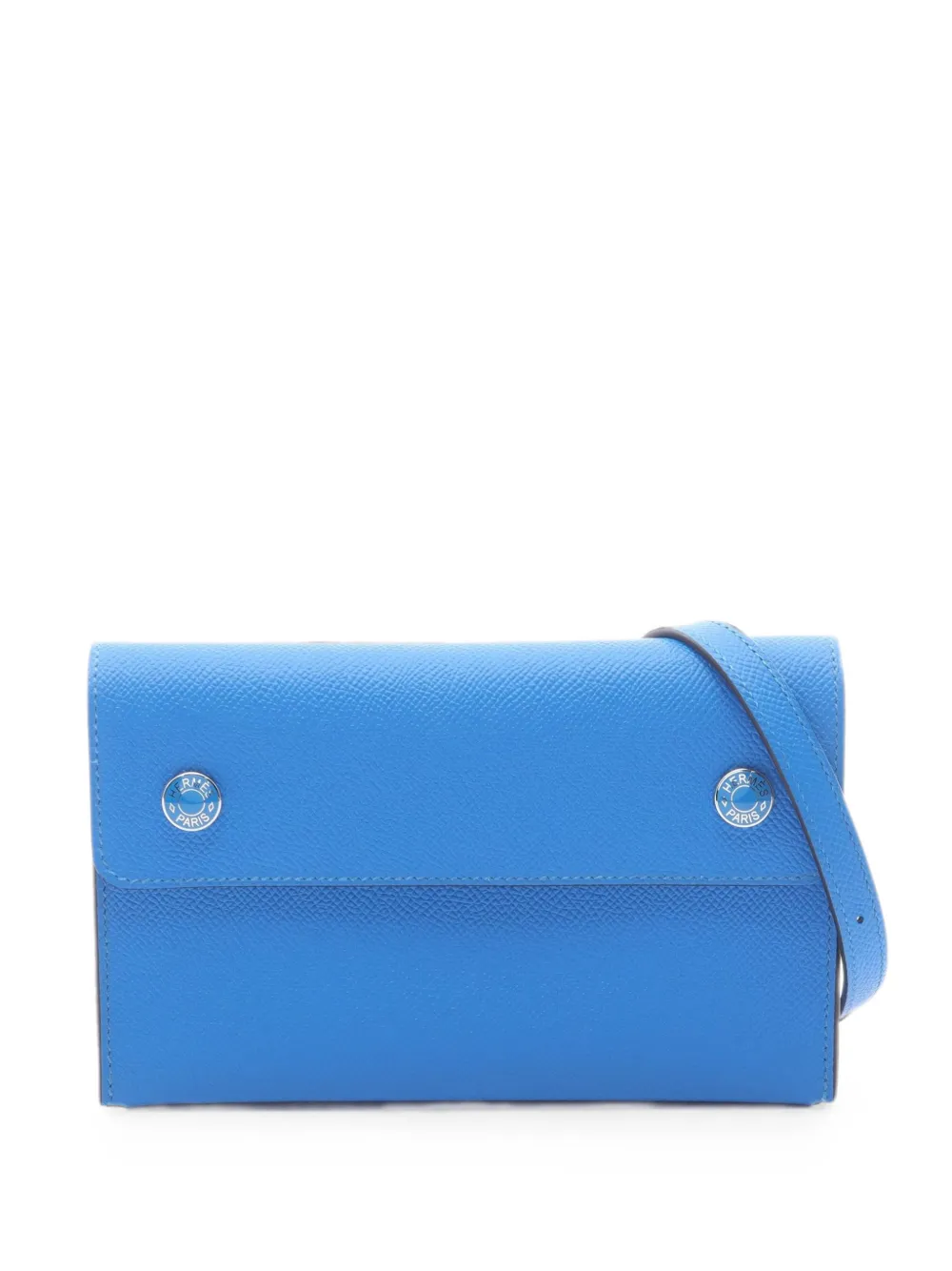 Hermès Pre-Owned 2025 Snap To Go leather shoulder bag - Blue