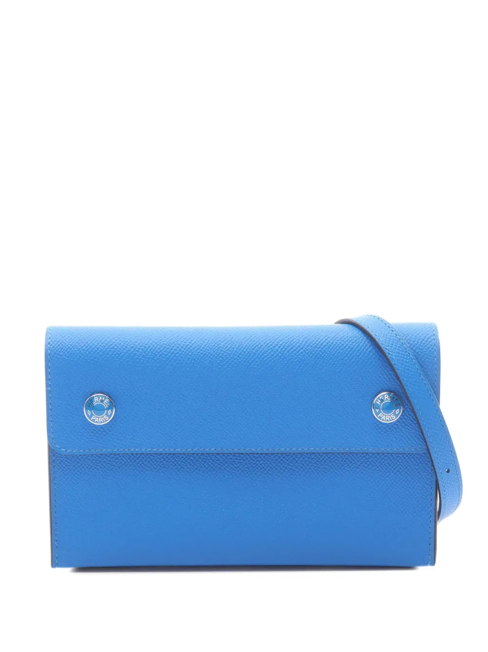 Hermès Pre-Owned 2025 Snap To Go leather shoulder bag - Blau