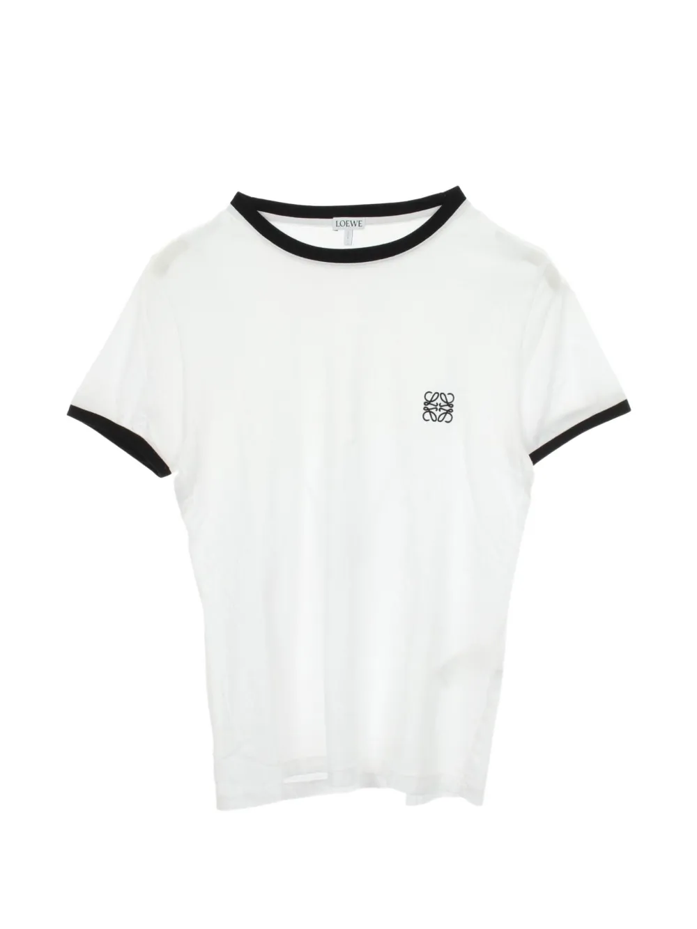 Loewe Pre-Owned 2010s Anagram crew-neck cotton T-shirt - Weiß