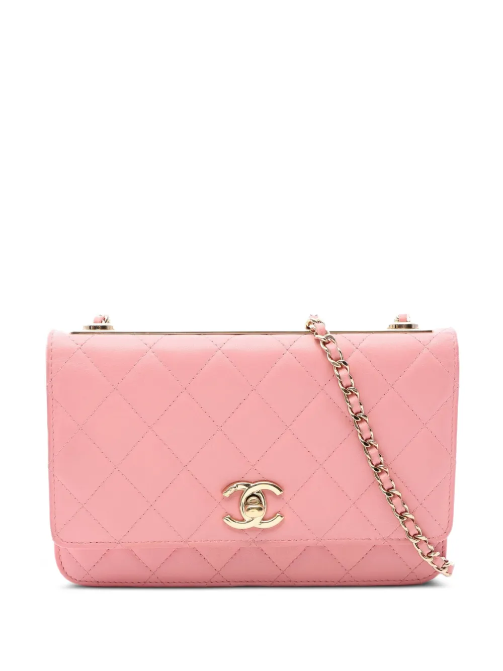 CHANEL Pre-Owned 2019 CC Trendy chain-strap leather shoulder bag - Rosa