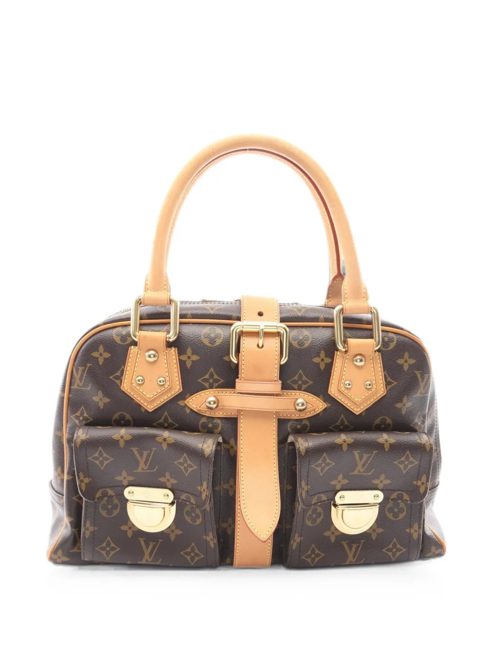 Louis Vuitton Pre-Owned 2008 GM Manhattan Monogram tote bag - Brown