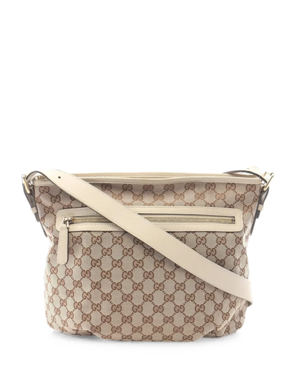 Gucci Pre-Owned 2000s GG canvas shoulder bag - Nude