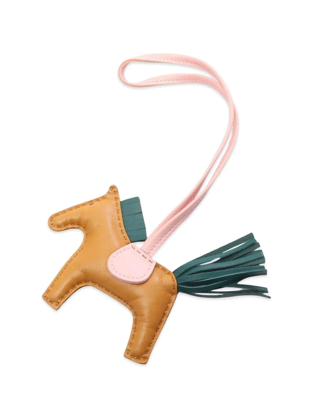 Hermès Pre-Owned 2021 PM Rodeo leather bag charm - Marrone