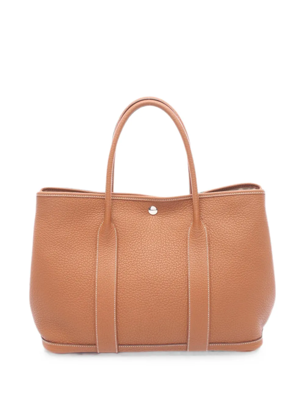 Hermès Pre-Owned 2019 PM Garden Party leather tote bag - Brown