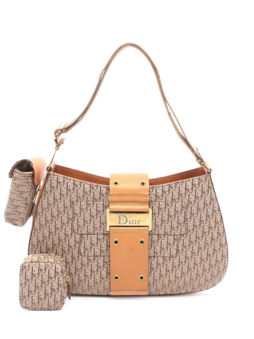 Christian Dior Pre-Owned sac porté épaule Street Chic Columbus (années 2010) - Tons neutres