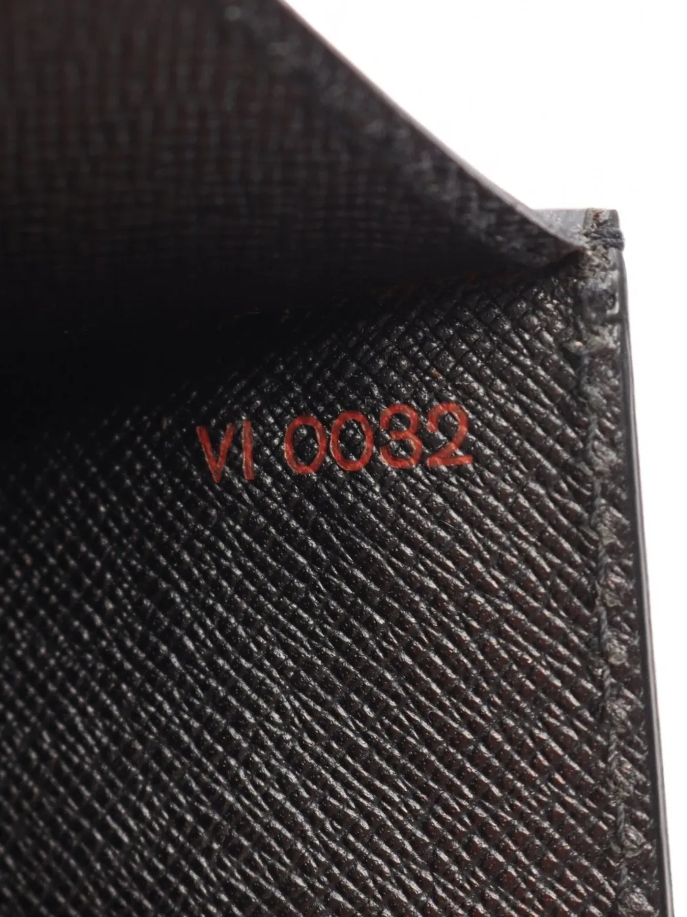 Louis Vuitton Pre-Owned 2002 Pochette Sellier Dragonne Epi-leather clutch bag Zwart