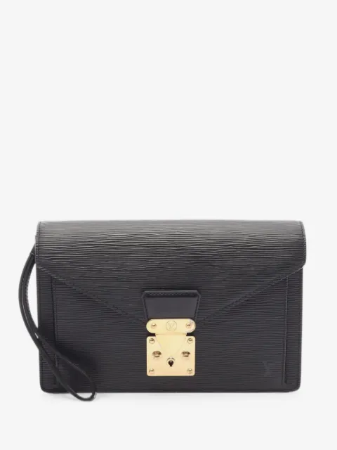Louis Vuitton Pre-Owned клатч Pochette Sellier Dragonne Epi (2002 год)