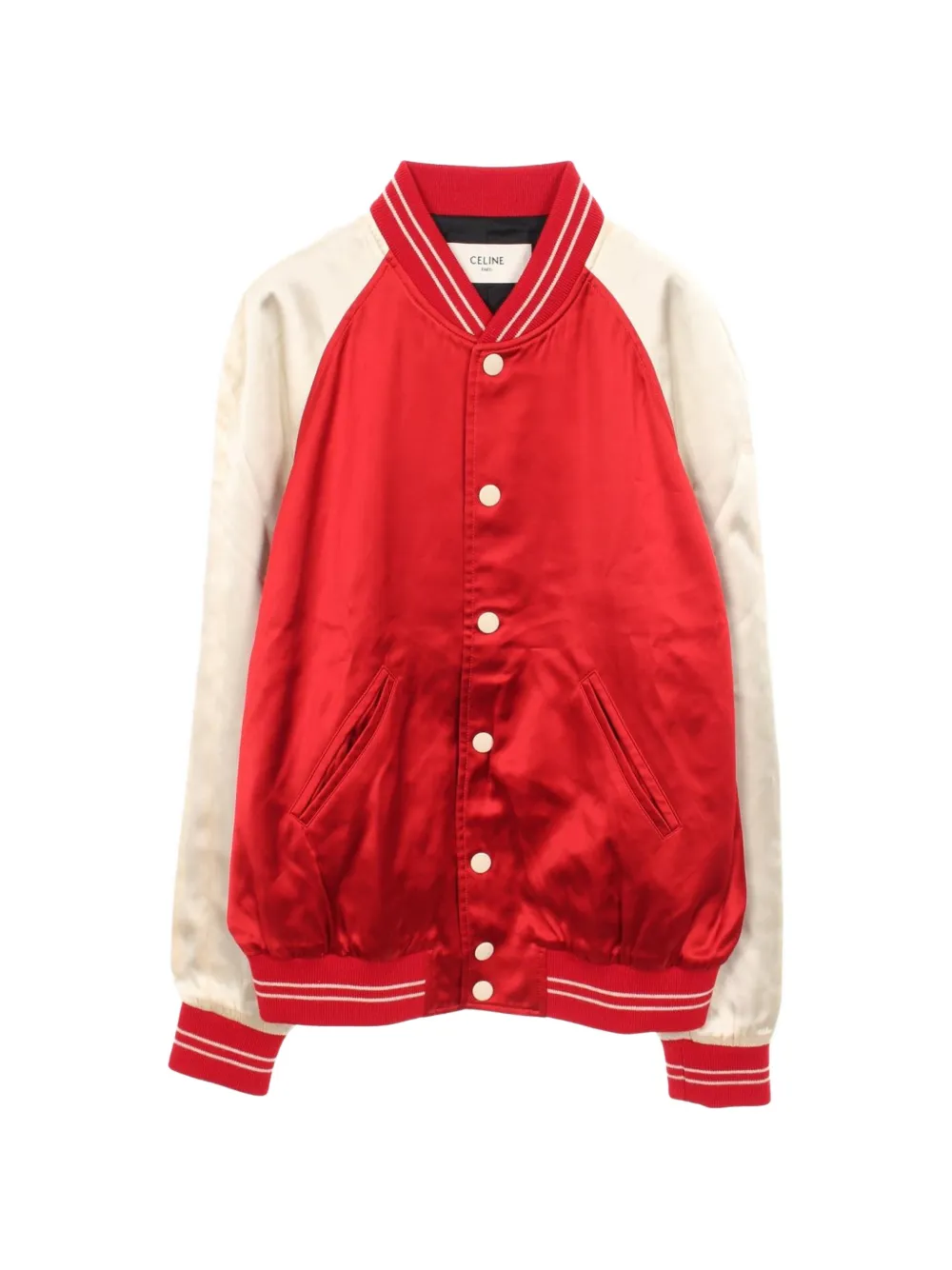 Celine Pre-Owned 2010s The Dancing Kid Teddy bomber jacket - Red