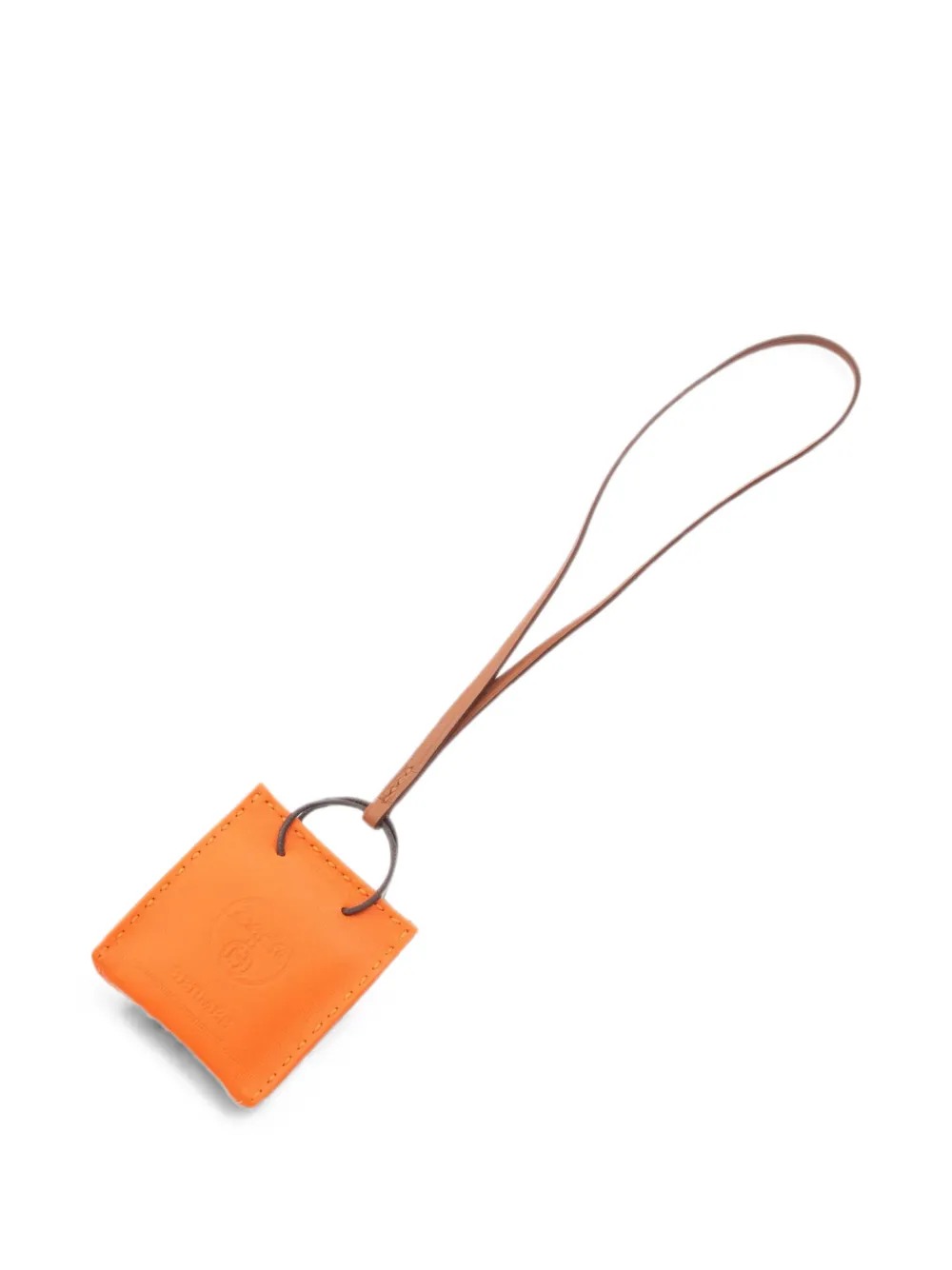 Hermès Pre-Owned 2019 Sac Orange D-stamp bag charm