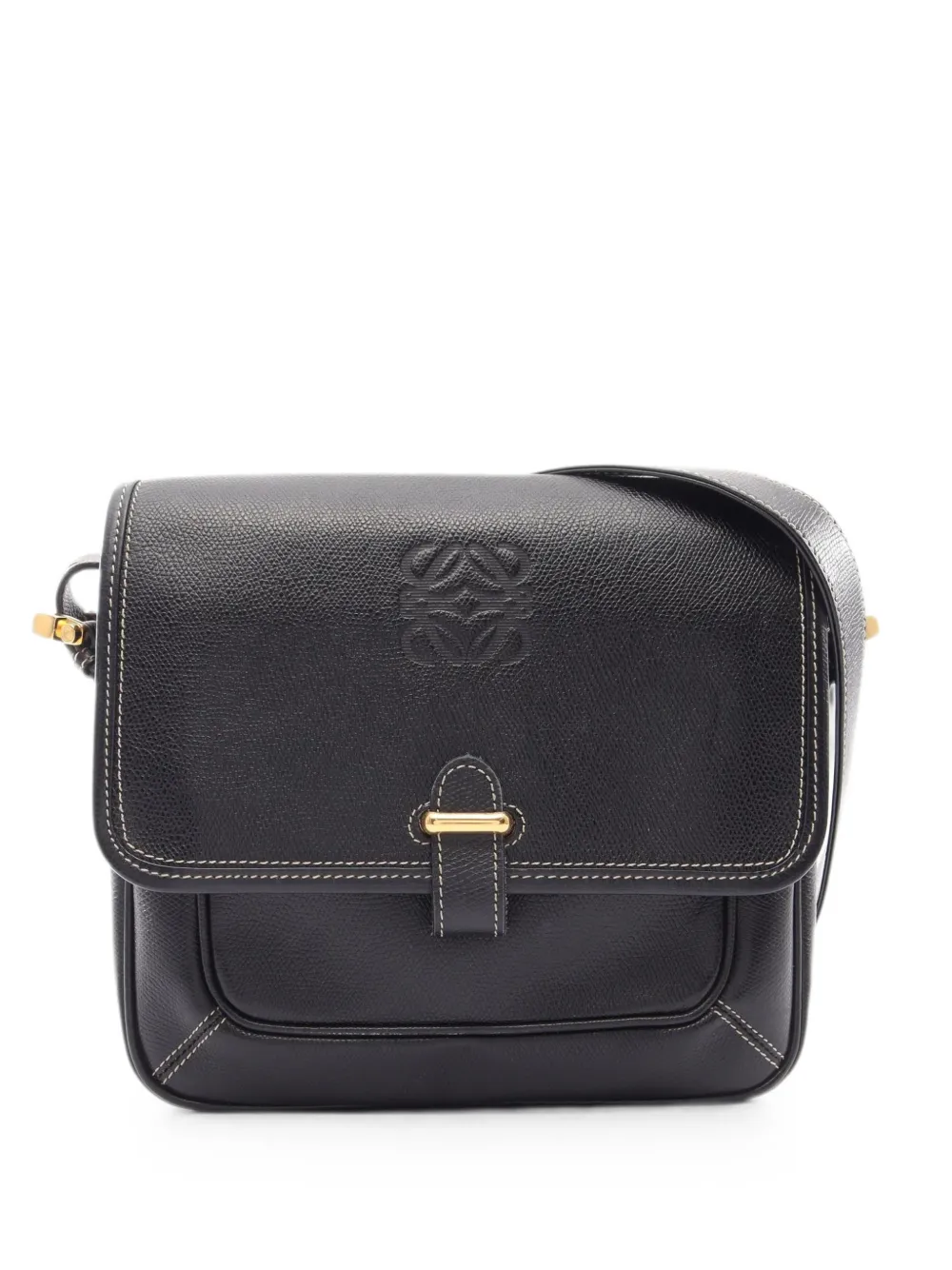Loewe Pre-Owned 2000s Anagram-embossed crossbody bag - Schwarz