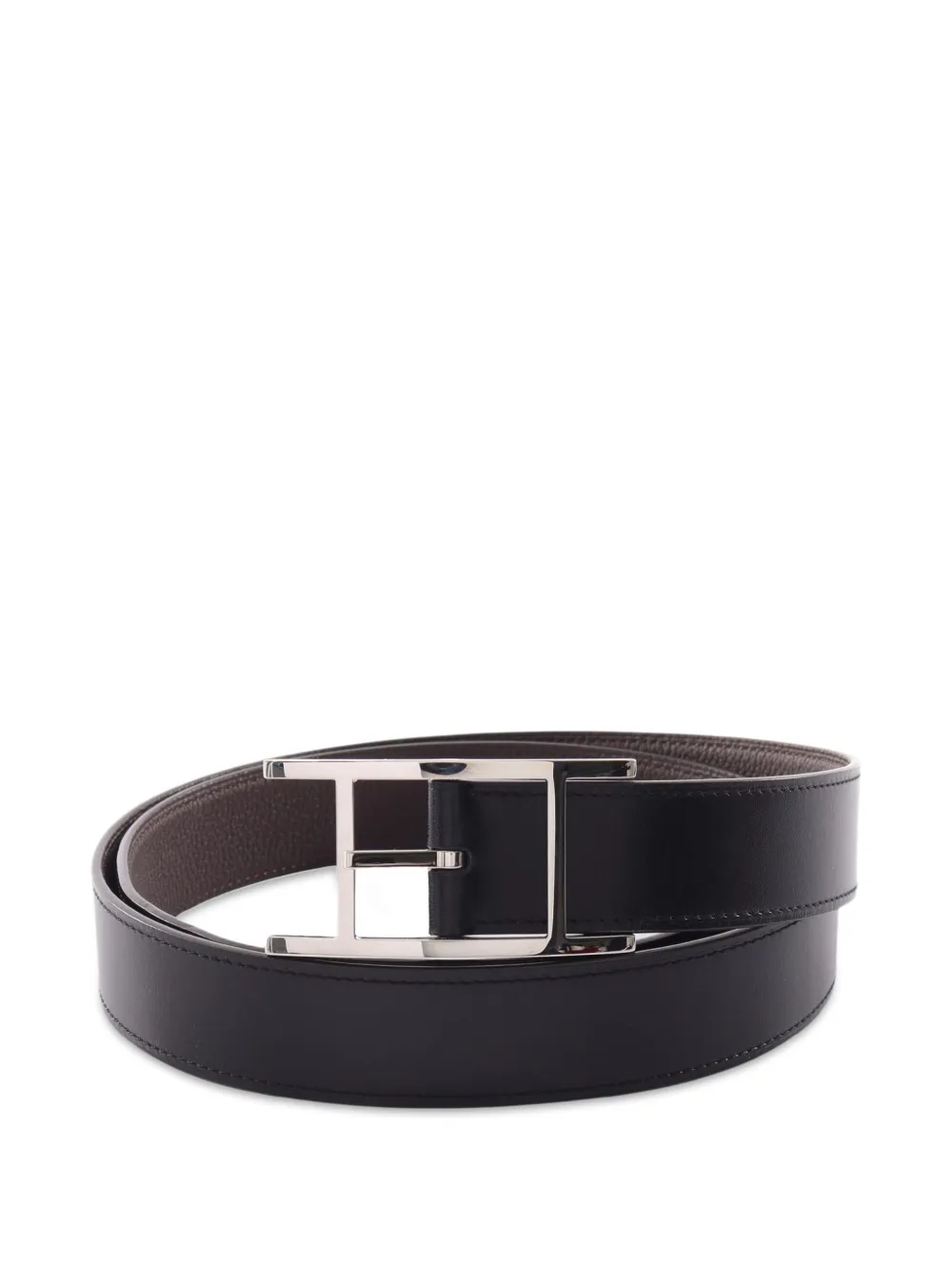 Hermès Pre-Owned 2024 32 Quentin reversible belt - Nero