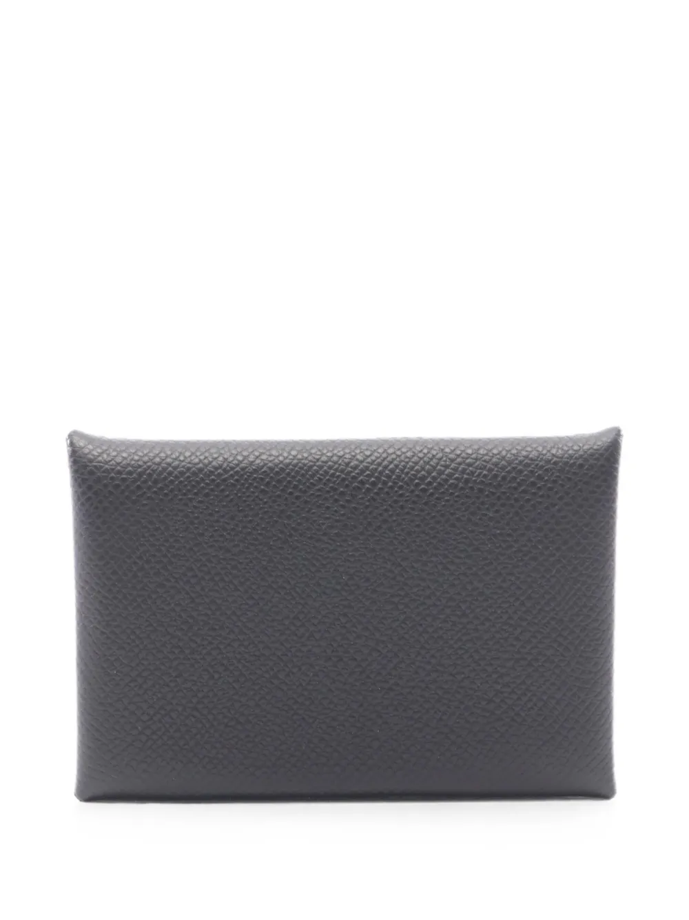 Hermès Pre-Owned 2024 Calvi leather coin purse - Nero