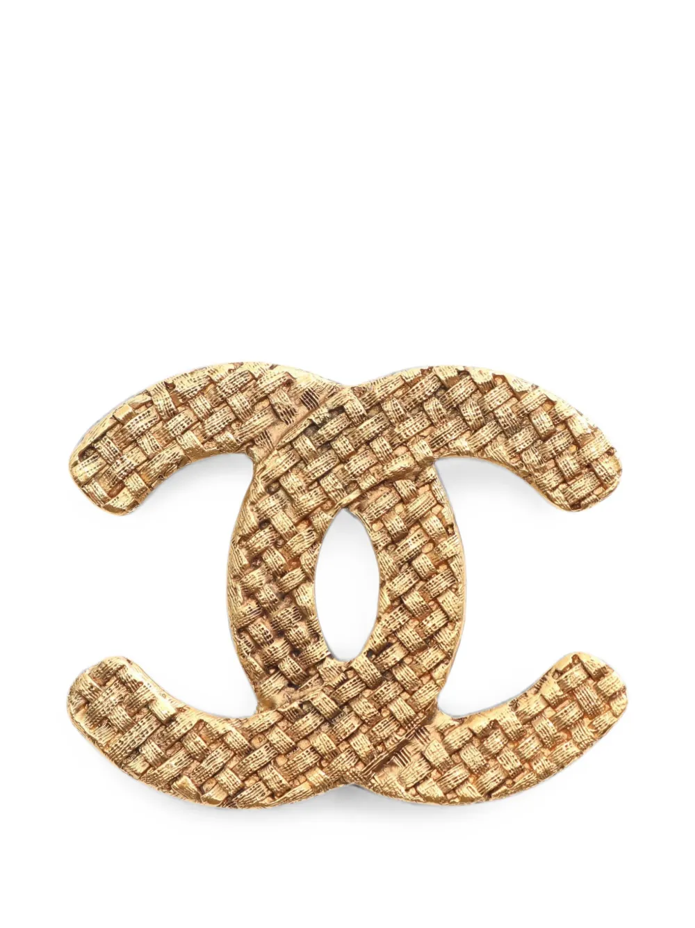 CHANEL Pre-Owned 1994 Coco Mark brooch - Gold