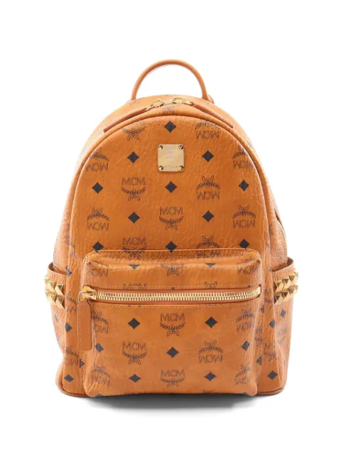 MCM Pre-Owned mochila Visetos de piel con apliques 2010